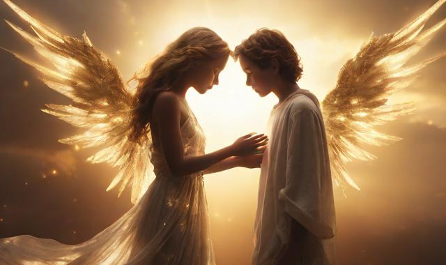 小天使e神初次见面:（e神小天使结局）