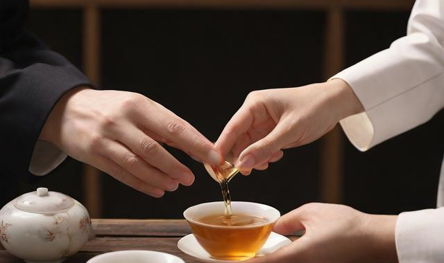 上茶礼仪的注意事项:（上茶须遵循一定的顺序）