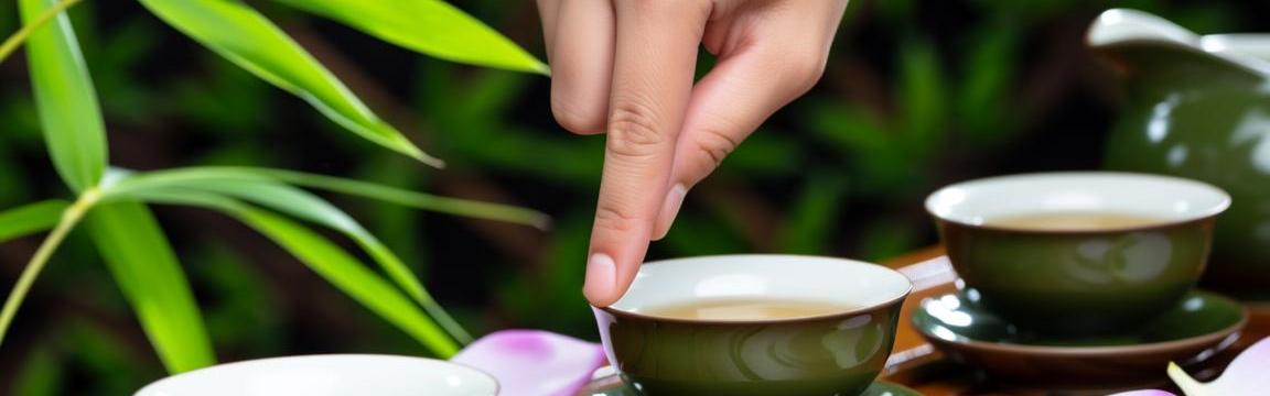 泡茶礼仪手指点三下:（泡茶手势有什么讲究吗?）