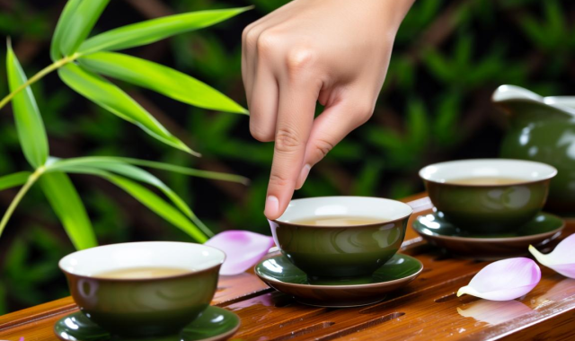 泡茶礼仪手指点三下:（泡茶手势有什么讲究吗?）
