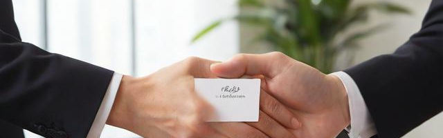 交换名片时应注意哪项礼仪?:（在交换名片时要注意哪些礼仪细节?）