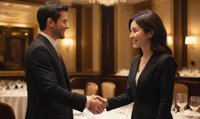 初次见面说什么对话:（初次见面应该说）