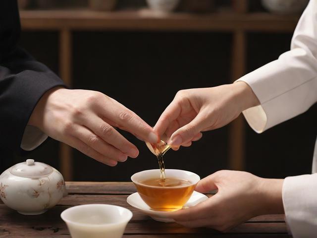 上茶礼仪的注意事项:（上茶须遵循一定的顺序）